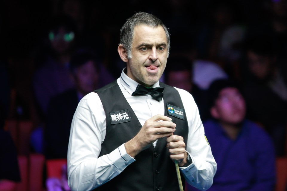 Ronnie O'Sullivan was at risk of losing to a woman for the first time