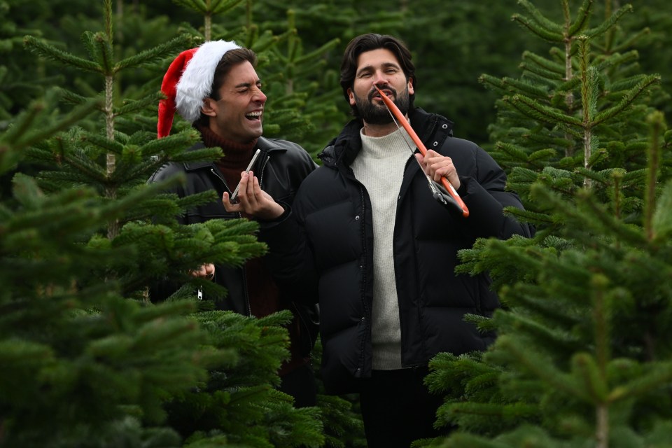 He has also filmed at a Christmas tree farm with Dan Edgar