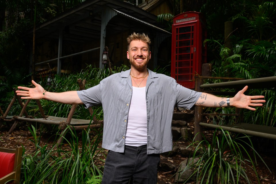 Sam Thompson is one of the I'm A Celeb Unpacked hosts