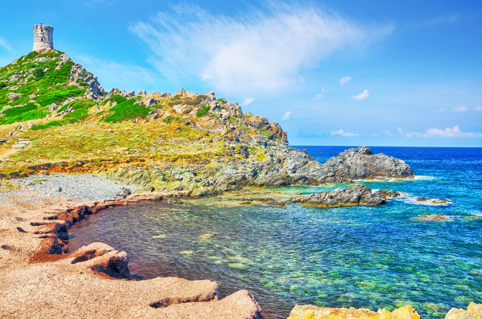 The stunning Ajaccio bay in Corsica