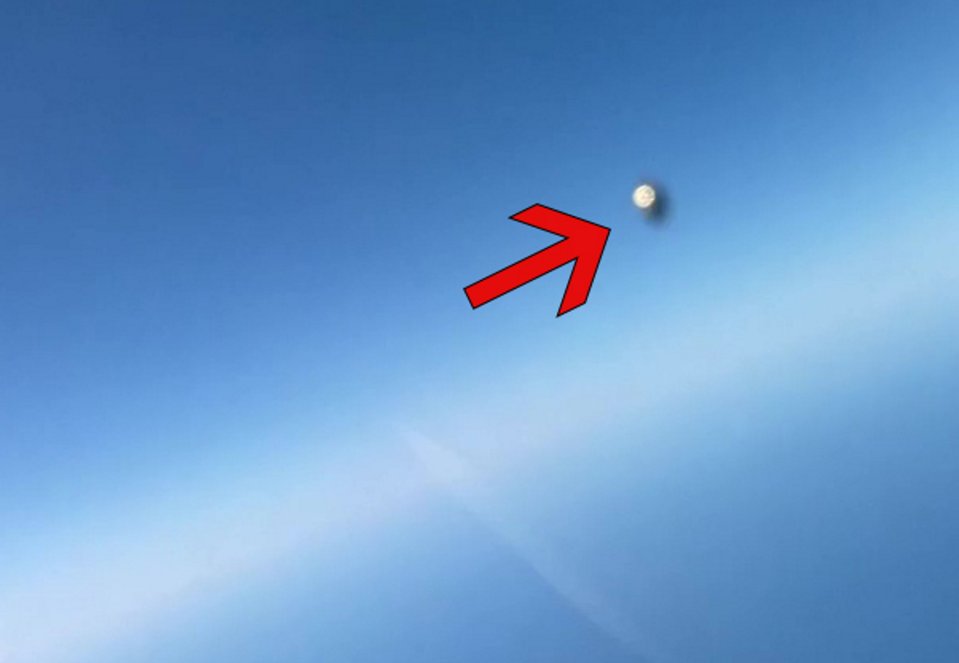 Anothr handout picture showing what appears to be a UFO; many US officials and whistleblowers have claimed to have seen such eerie sightings