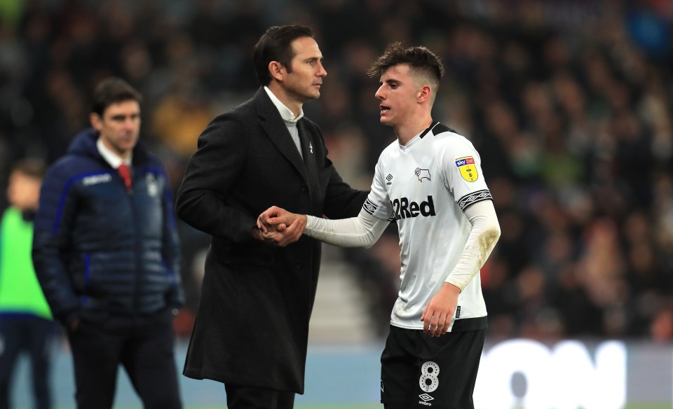 Lampard started his managerial career as Derby County boss in the Championship