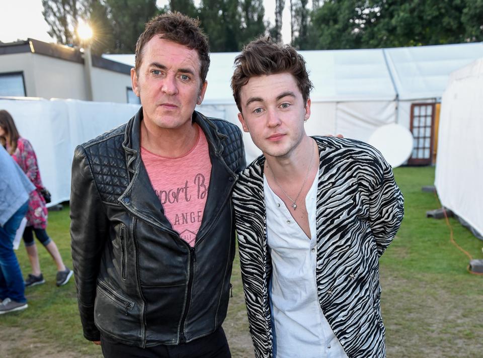 Jake with dad Shane Richie