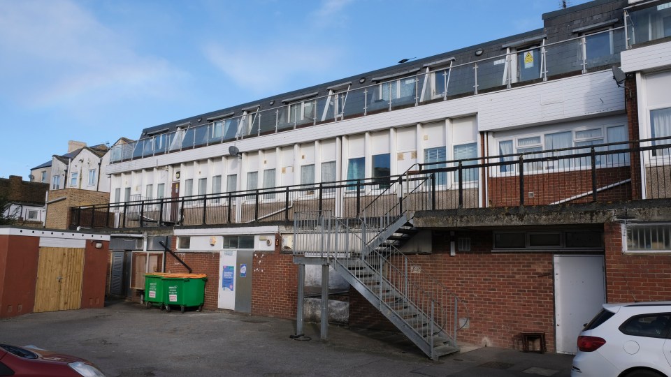 A general view of the rear of Portland House