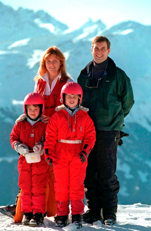 Andrew used to go on skiing holidays with his family