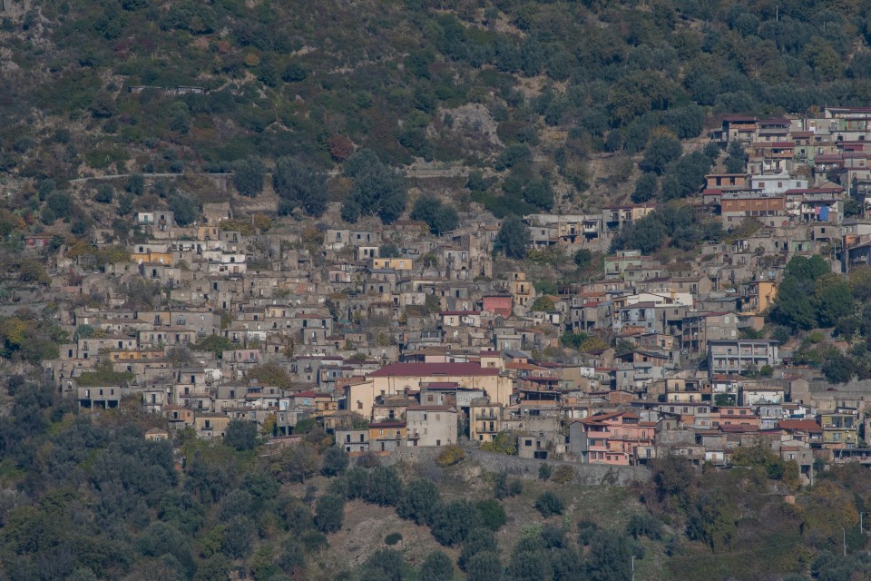 San Luca mountainside where many of the mob live in poor housing