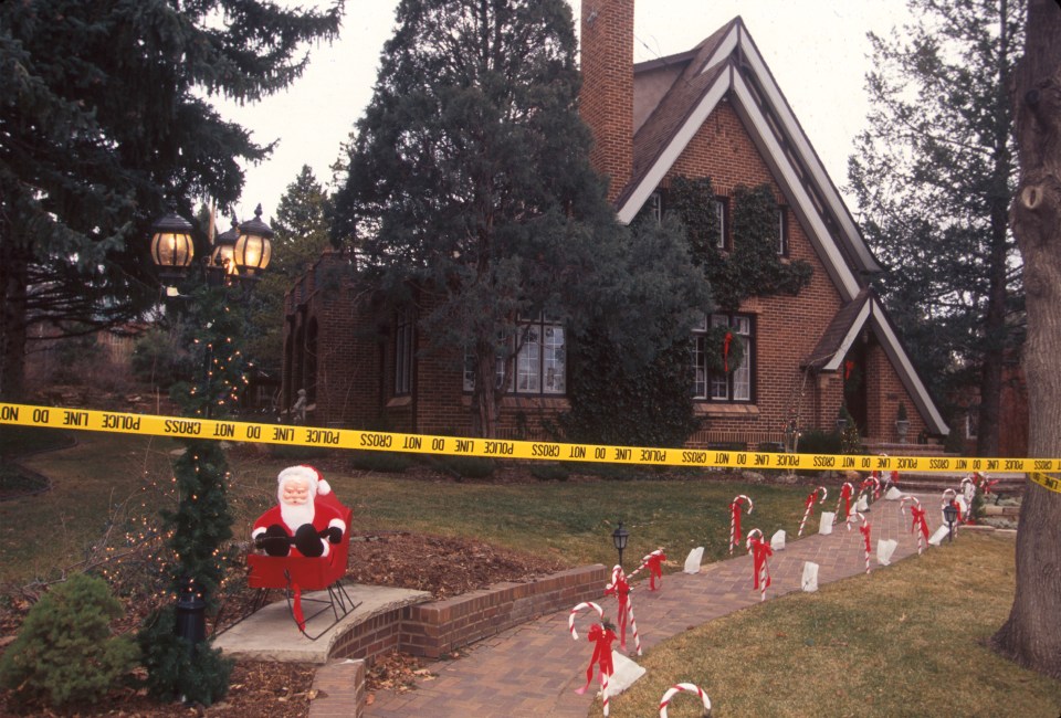 The family's house where six-year-old Jonbenet Ramsey was killed in Boulder, Colorado