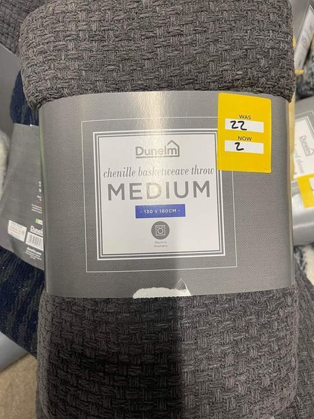 Shoppers are racing to Dunelm, keen to get their hands on reduced buys that will fight the winter chill