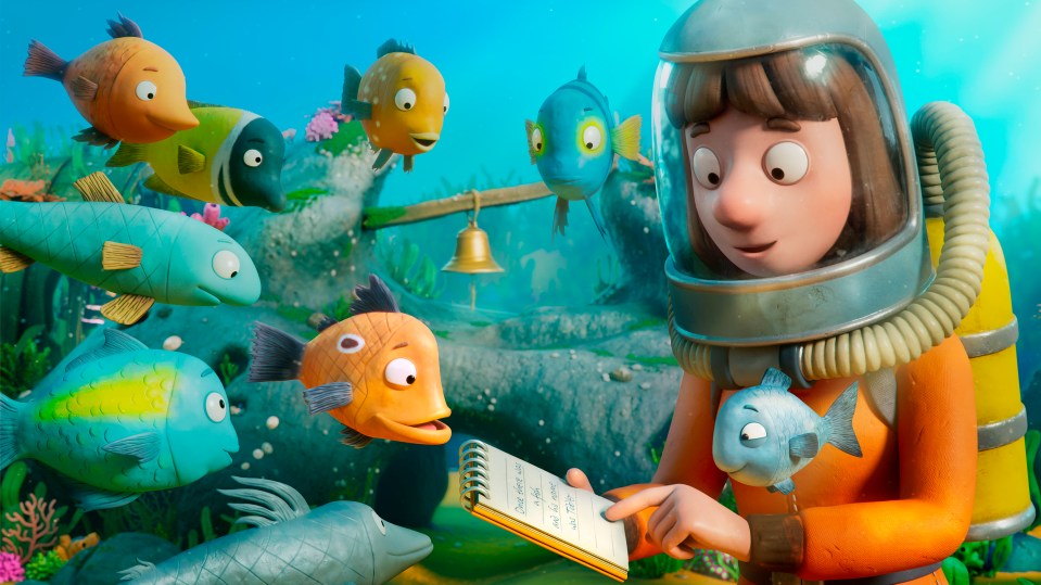 BBC’s latest animated Christmas special, Tiddler is about a cute-looking fish