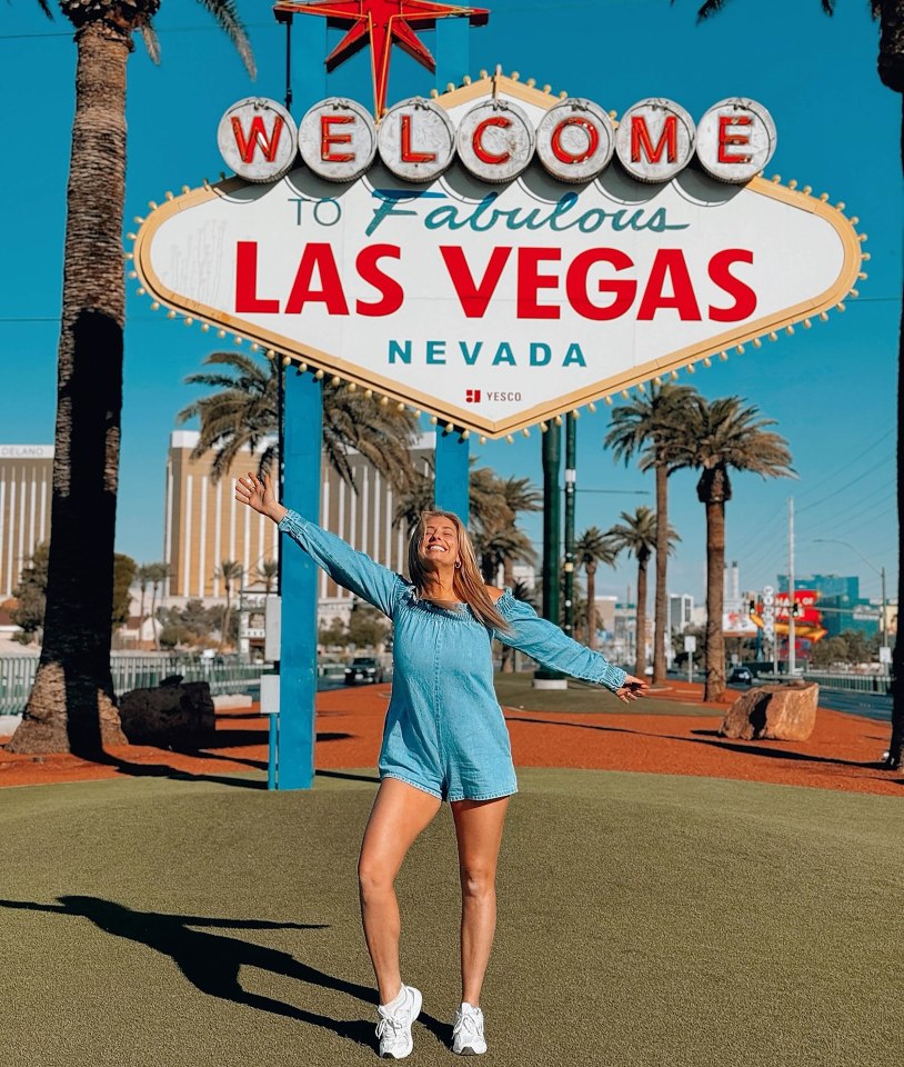 Stacey is currently on a girls' holiday in Las Vegas