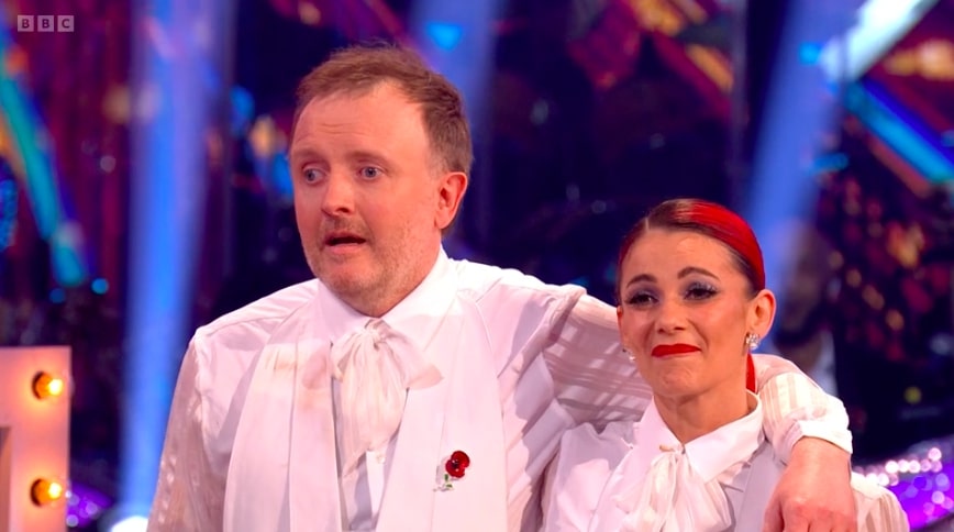 Dianne was told by judge Anton that she deserves a 'special trophy' for teaching Chris