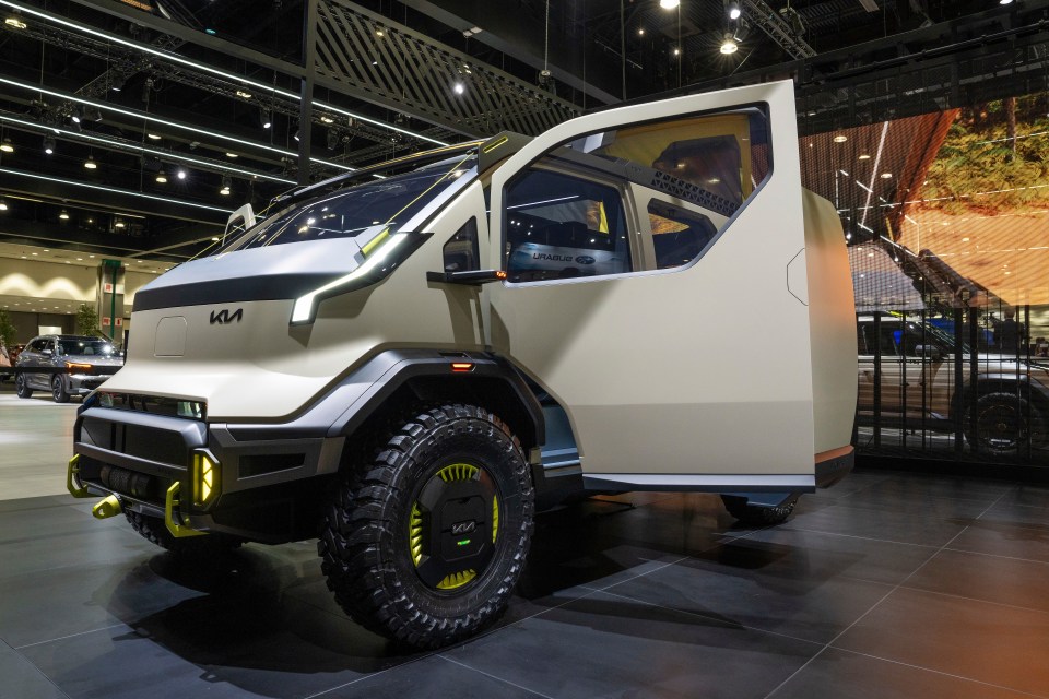 Kia unveiled a wicked camper van concept called WKNDR