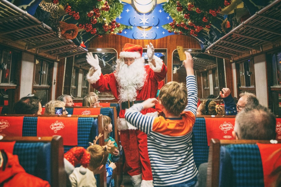 Santa has been weaving his magic on the Kent & East Sussex railway for 50 years