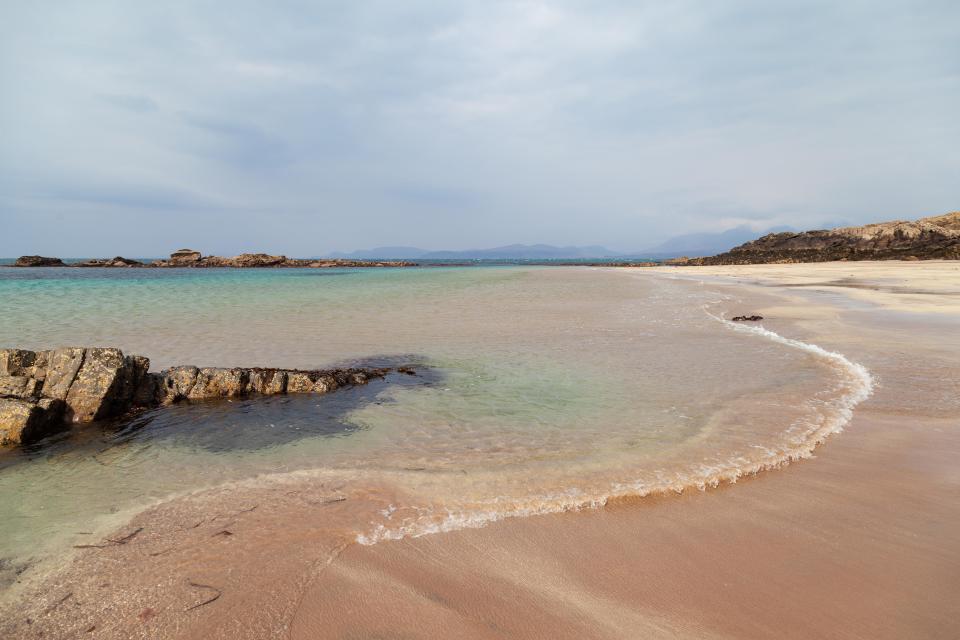 The Isle of Rum was more than 30 miles of coastline and some of its beaches wouldn't look out of place in the Caribbean