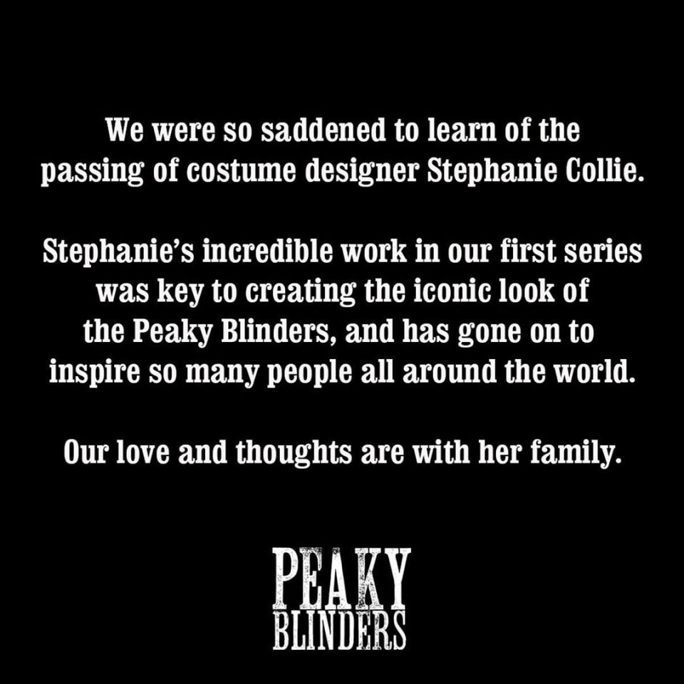 A touching tribute paid by the official Peaky Blinders Instagram account