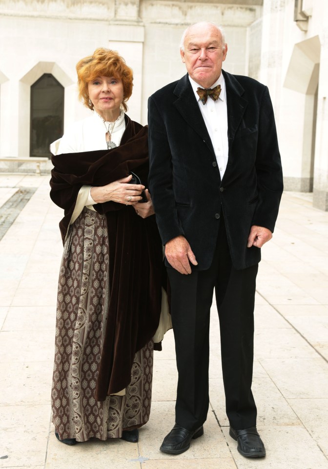 The pair arriving for the Theatre Awards UK