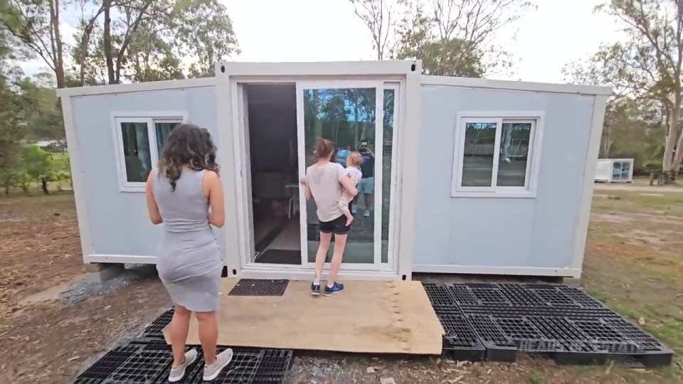 Tammy bought a tiny home from China