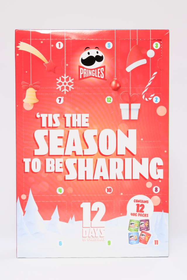 Pringles fans will be delighted with this advent calendar