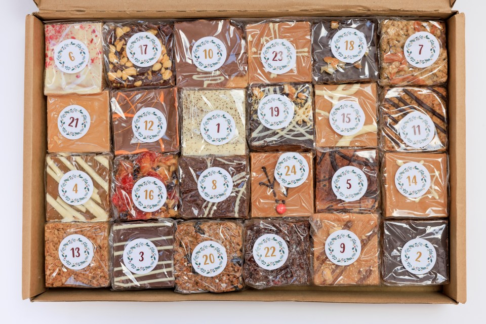 Those with a sweet tooth will love this flapjack advent calendar