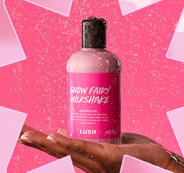 Lush’s Snow Fairy Milkshake shower gel will set you back £17