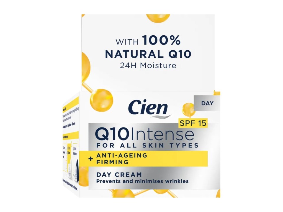 Or try Lidl’s Cien Q10 day cream for just £1.49