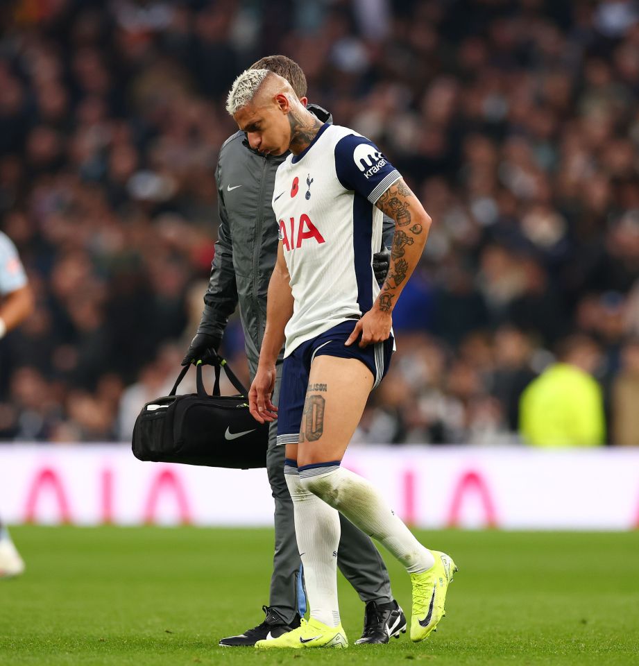 Richarlison suffered a 'significant' injury, stated Tottenham boss Ange Postecoglou