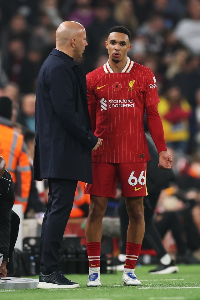 Trent Alexander-Arnold is expected to withdraw due to a hamstring strain suffered at the weekend