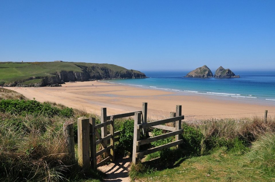 Trevornick holiday park is within walking distance of Holywell Bay Beach - a popular spot with surfers and dog walkers