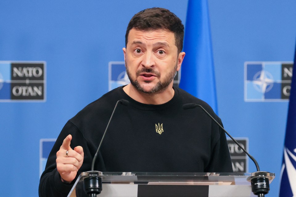 Ukraine’s President Volodymyr Zelensky