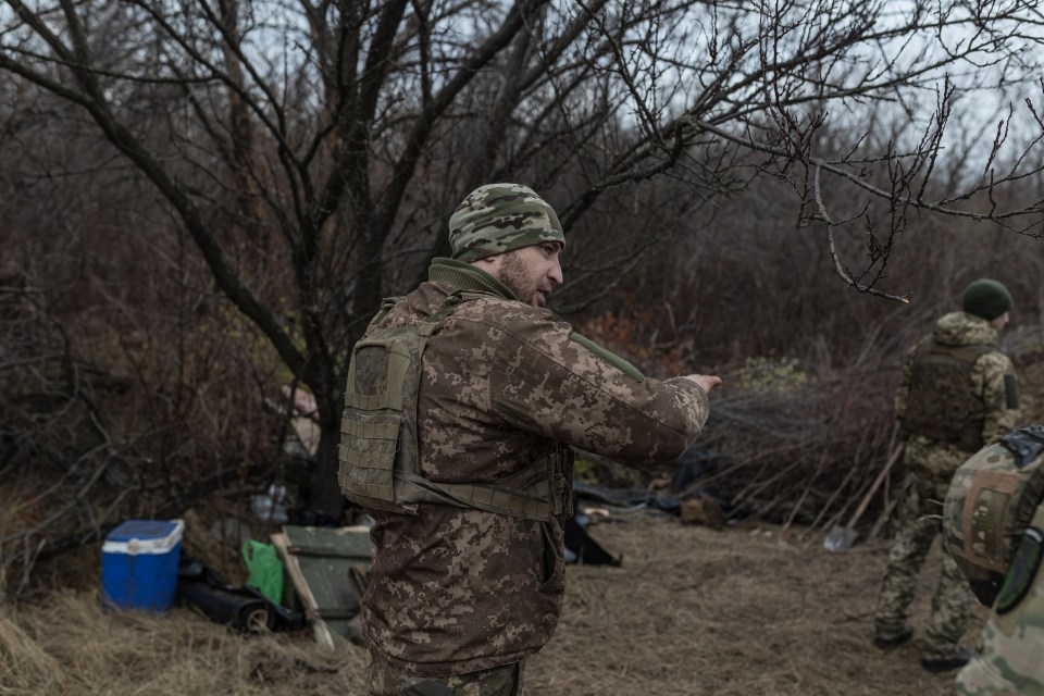 Ukrainian soldier, Donetsk Oblast