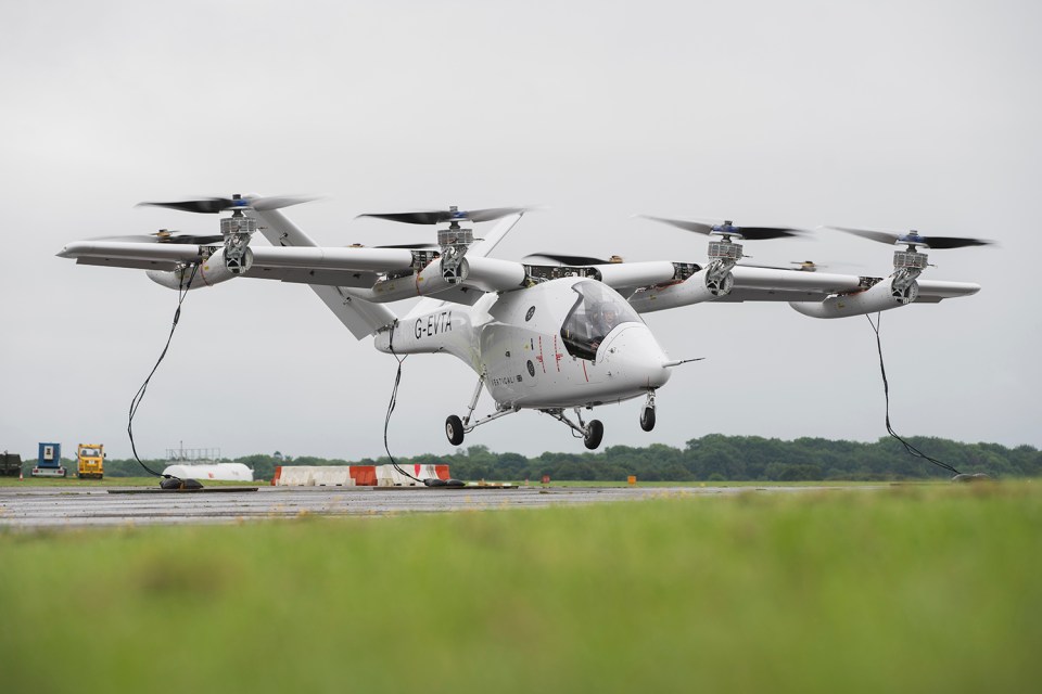 Vertical Aerospace tethered flight, 25 July 2024.</p>
<p>Photo by Adam Gasson / Vertical Aerospace