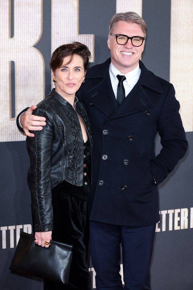 Line of Duty star Vicky McClure cosied up to her husband Jonny Owen in a rare red carpet appearance together