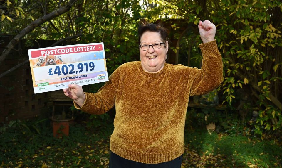 Innes Gamble won £402,919 in the Postcode lottery