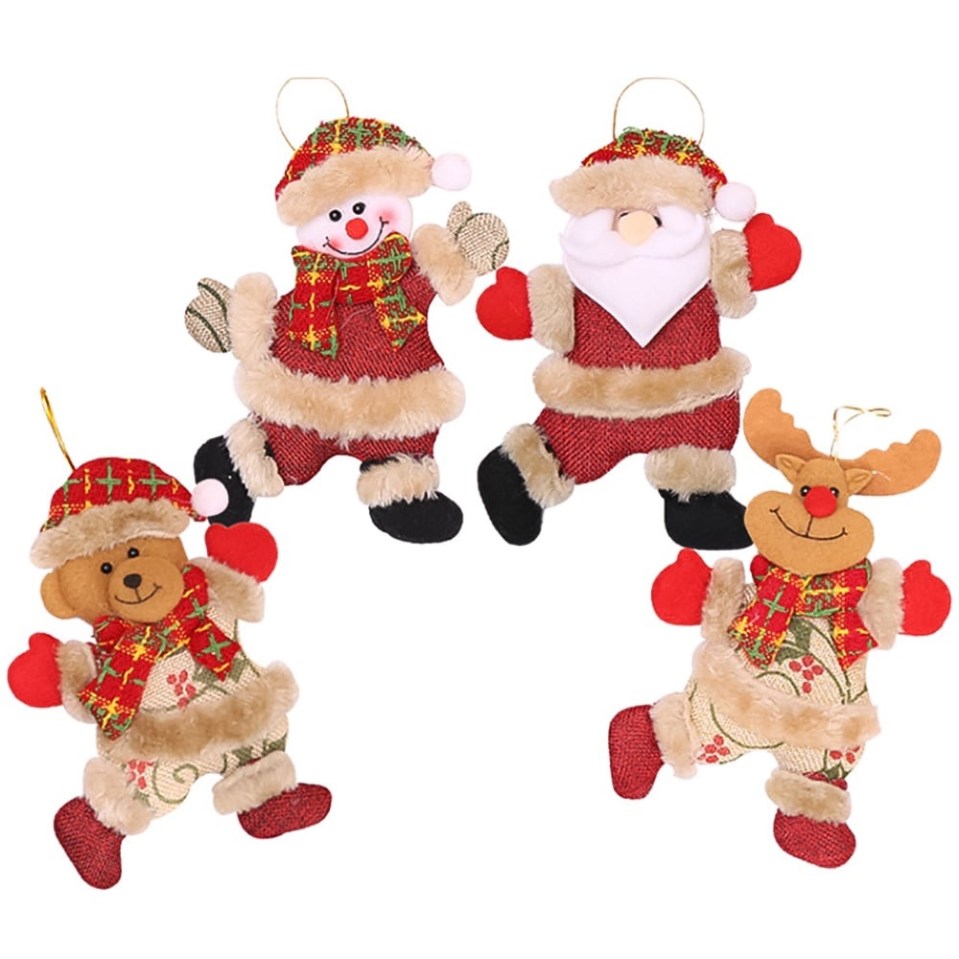 A cute four-pack of decorations is £8