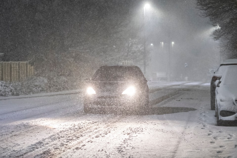 The conditions could spread to the south of England, forecasters say