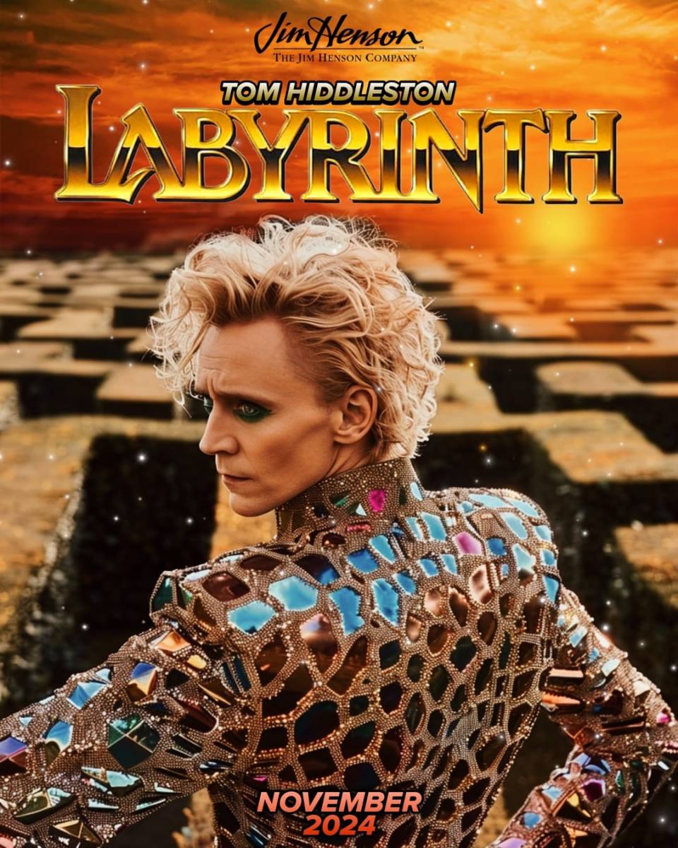 Fans went wild for this Labyrinth poster starring Tom Hiddleston but sadly it was fake