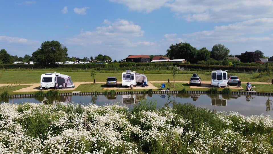 Fields End Water Caravan Park in Cambridge is an adults-only site