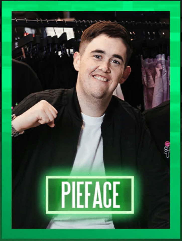 Pieface is on season five of Footasylum Locked In