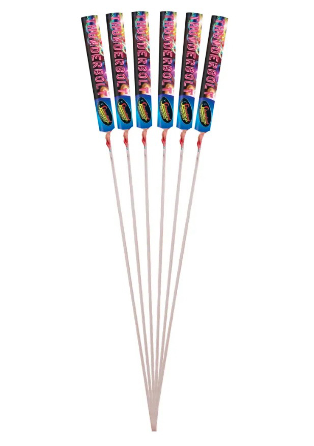 Firework rockets from Lidl