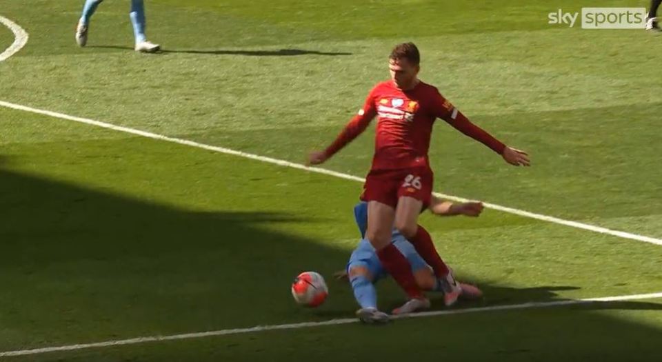 Liverpool were denied a penalty late in the match