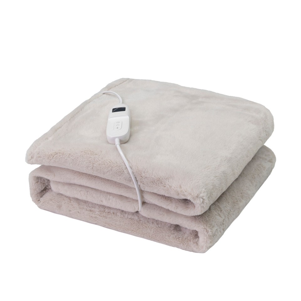 Stay cosy and cut your heating costs with a snuggly heated blanket