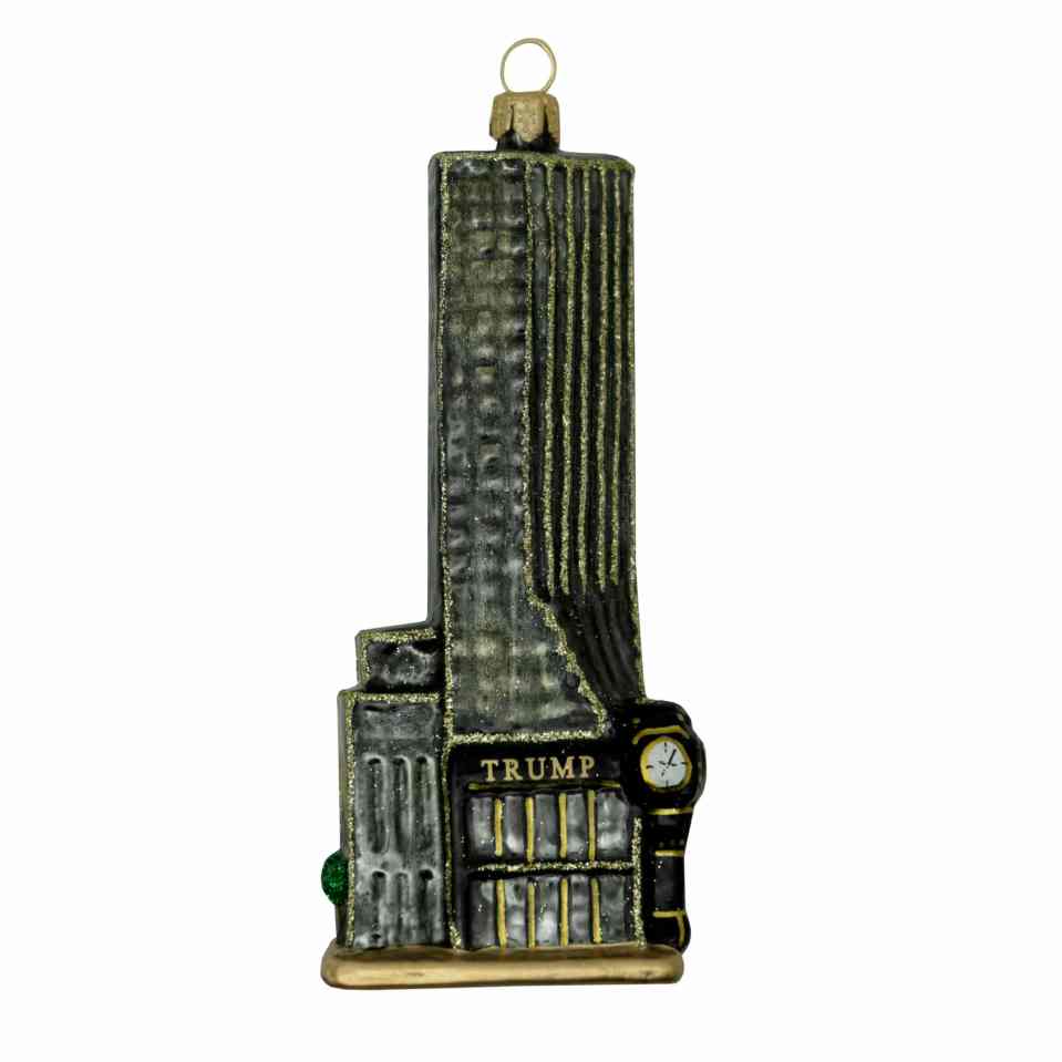 for 50 quid you can get the new President-elect’s 'magical, glittery Trump Tower' in New York to hang on your tree