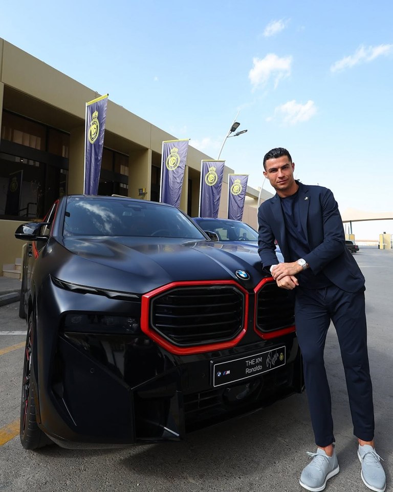 Cristiano Ronaldo has been gifted a new BMW worth £164,000