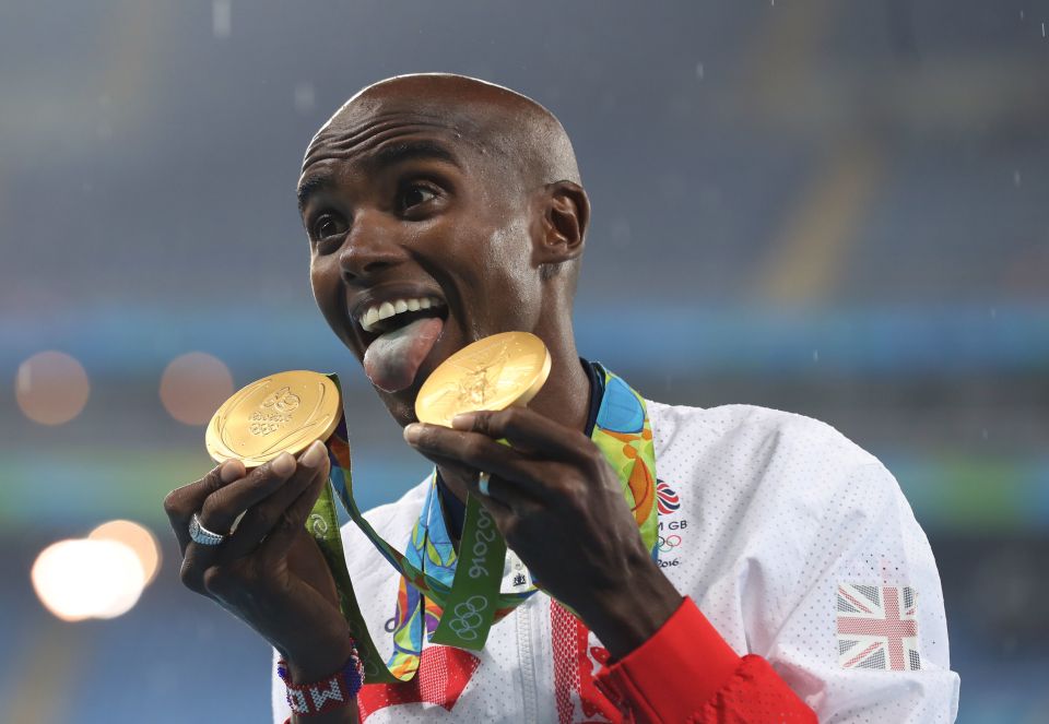 Sir Mo winning 5,000m and 10,000m at Rio 2016