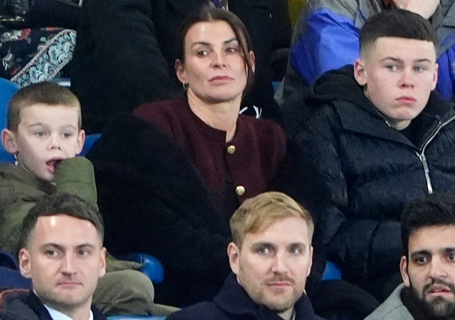 Coleen spent Sunday in the director’s lounge at Goodison Park, watching his boyhood team Everton FC lose 2-0 to Nottingham Forest