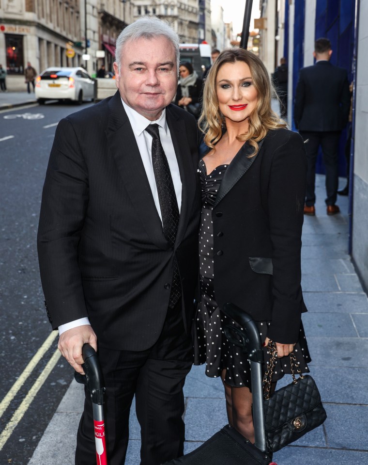 Eamonn Holmes and his girlfriend Katie Alexander at the TRIC Christmas Lunch.