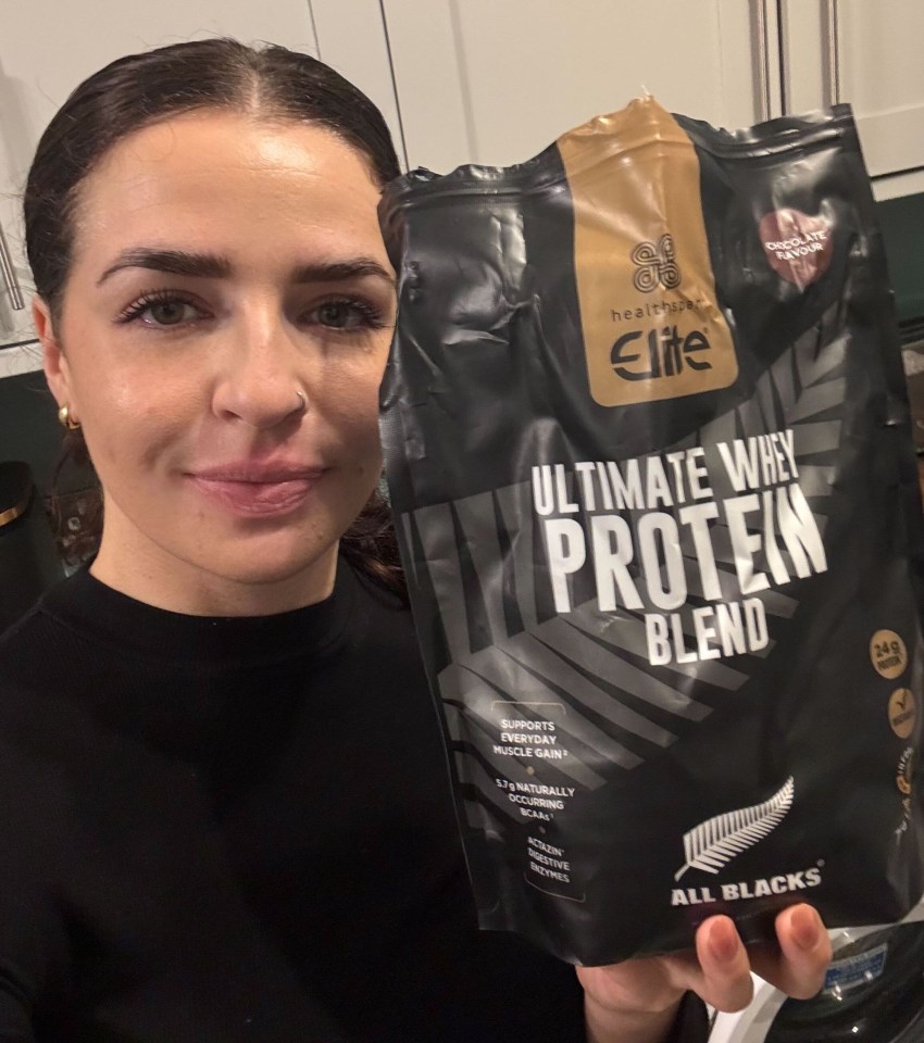 Vanessa Chalmers with her favourite protein powder