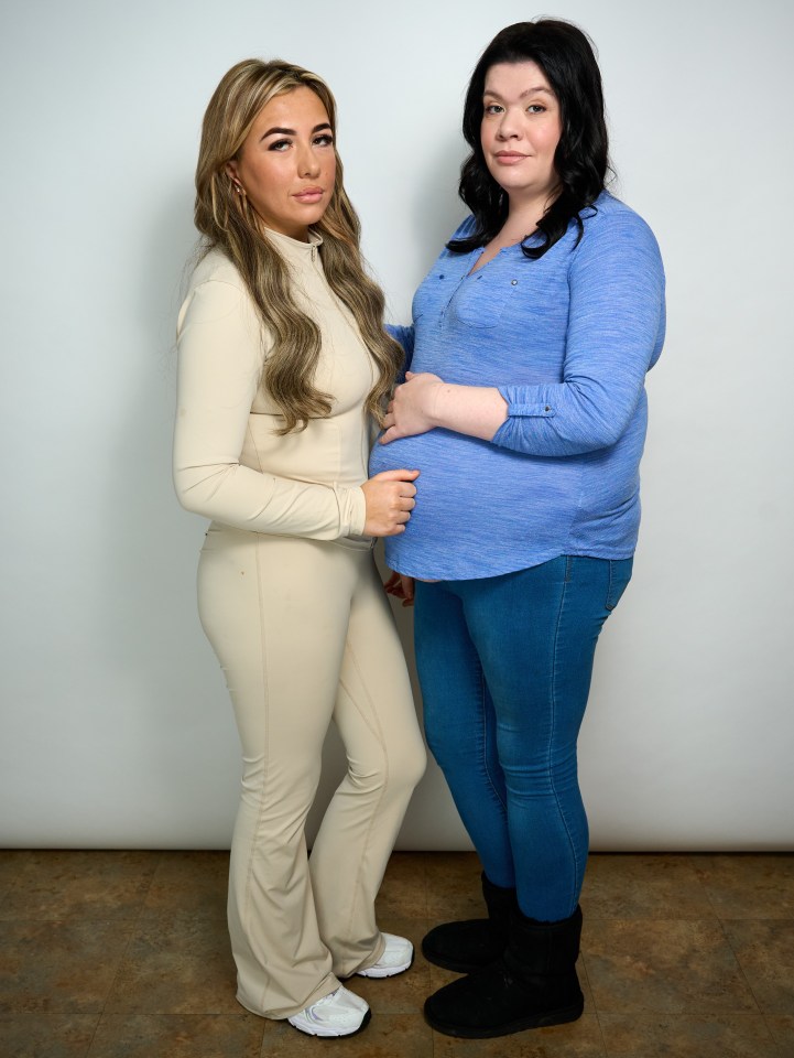 Sisters Chloe (left) and Georgina (right) have been left devastated by the untimely loss and pregnant Georgina plans to use Demi's name when the baby is born