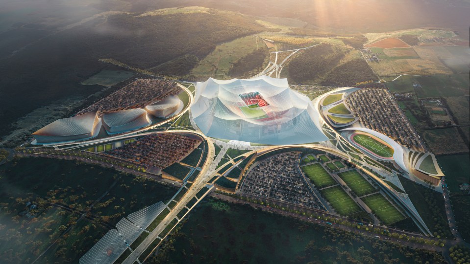 The futuristic design in Morocco may not even host the final