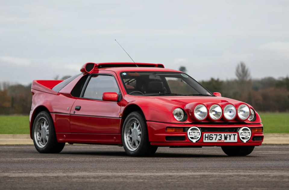 The 1990 one-of-20 Ford RS from the ‘Group B’ rallying era has been pictured in excellent condition